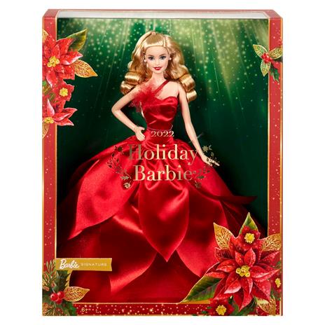 Barbie Magia delle Feste 2022, bambola con abito rosso, stella di Natale  applicata alla scollatura - Barbie - Bambole Fashion - Giocattoli