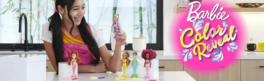 Barbie-Chelsea Color Reveal Assortimento Bambola Chelsea Sirena Cambia Colore - 9