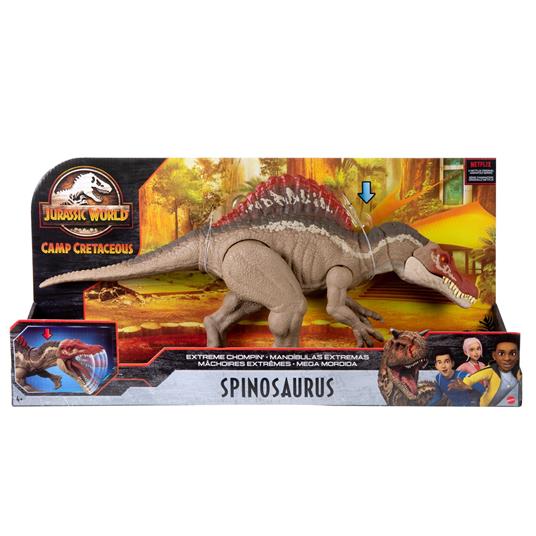 Jurassic World- Spinosauro Morso Estremo, Dinosauro Giocattolo per Bambini  6+anni