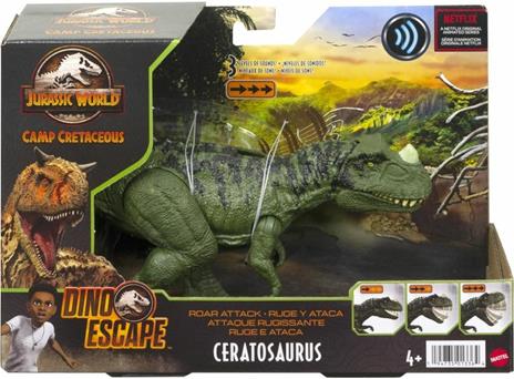 Mattel Jurassic World Dinosauro super ruggito Assorito