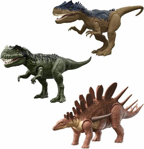 Mattel Jurassic World - Super Ruggito Camp Cretaceous (Nuove Avventure),  Dinosauro giocattolo con attacco sonoro, 4+ anni