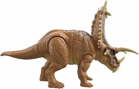 Jurassic World - Mega Distruttori, Dinosauro Pentaceratopo Snodato, Giocattolo per Bambini 4+ Anni, HCM05 - 6