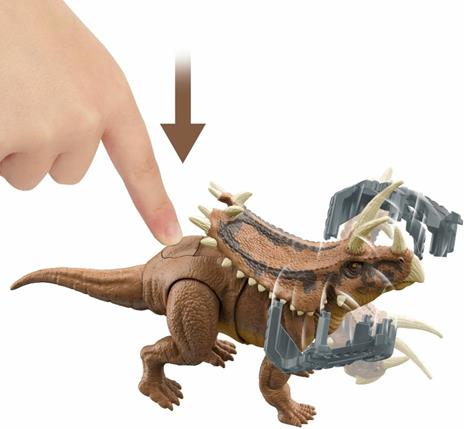 Jurassic World - Mega Distruttori, Dinosauro Pentaceratopo Snodato, Giocattolo per Bambini 4+ Anni, HCM05 - 10