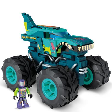 Mega Construx-Hot Wheels Mega Wrex Monster Truck Assortimento, Set da Costruzione da 187 Pezzi - 2