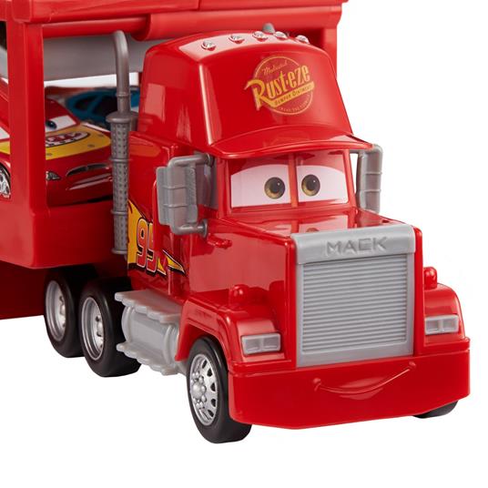 Disney Pixar Cars Mack Trasportatore, camion da 33 cm con rampa per  trasportare 12 macchinine - Mattel - Piste - Giocattoli