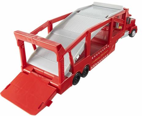 Disney Pixar Cars Mack Trasportatore, camion da 33 cm con rampa per trasportare 12 macchinine - 8