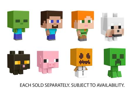 MINECRAFT MINI TESTE MOB Personaggi ASSORTIMENTO - 2