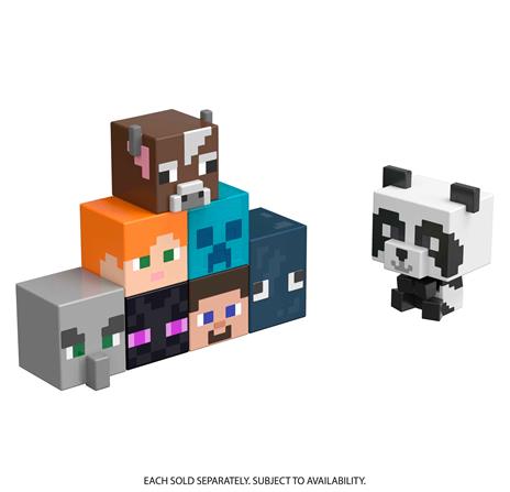 MINECRAFT MINI TESTE MOB Personaggi ASSORTIMENTO - 6