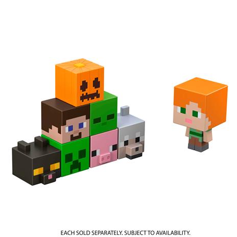 MINECRAFT MINI TESTE MOB Personaggi ASSORTIMENTO - 8