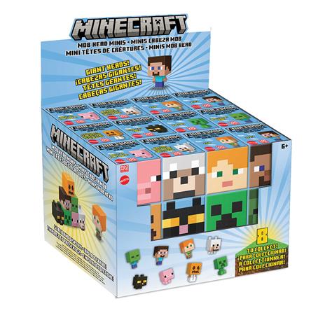 MINECRAFT MINI TESTE MOB Personaggi ASSORTIMENTO - 12