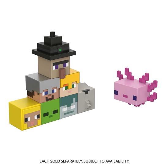 MINECRAFT MINI TESTE MOB Personaggi ASSORTIMENTO - 9