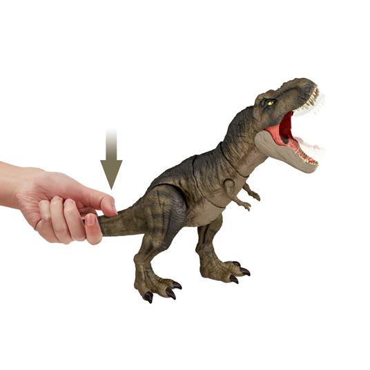 Jurassic World- Dinosauro articolato T-Rex Golpea e Devora con Suono -  Mattel - Dinosauri - Giocattoli | IBS