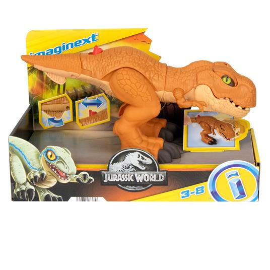 Fisher-Price Imaginext-Imaginext Jurassic World Ferocissimo Dinosauro  T-Rex, Giocattolo per Bambini 3+ Anni