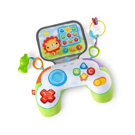Fisher-Price Cuscino Baby Gamer giocattolo sensoriale per giocare distesi sul pancino, dalla nascita in su - 5