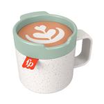 Fisher-Price - Tazza caffè Sostenibile, sonaglino dentaruolo ispirato a una tazza di caffè