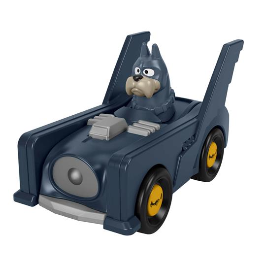 Fisher-Price DC Super Pets Veicoli, Include 1 veicolo die-cast con personaggio integrato al volante - 2