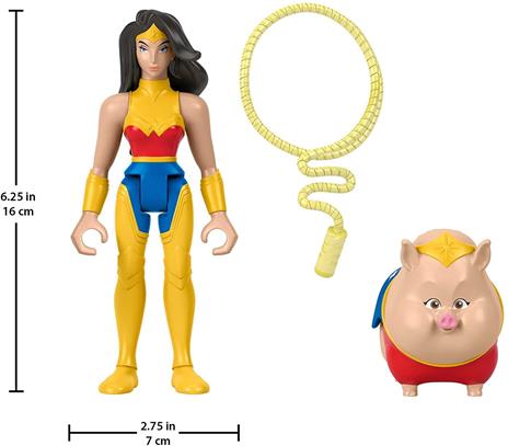 FISHER PRICE - SuperPets Wonder Woman & PB - HGL04 - 2