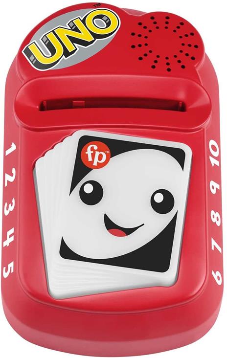 Fisher-Price - Baby UNO Numeri e Colori, Include 5 Carte da Inserire nel Lettore con Luci e Suoni - 5