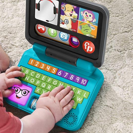 Fisher-Price - Ridi e Impara Il Mio Primo Laptop, Edizione italiana, Giocattolo Elettronico - 2