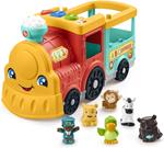 Fisher-Price - Little People Il Trenino dell'ABC Edizione Multilingue, a Spinta con Luci, Musica e Apprendimento