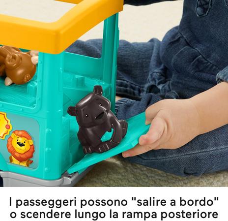 Fisher-Price - Little People Il Trenino dell'ABC Edizione Multilingue, a Spinta con Luci, Musica e Apprendimento - 5