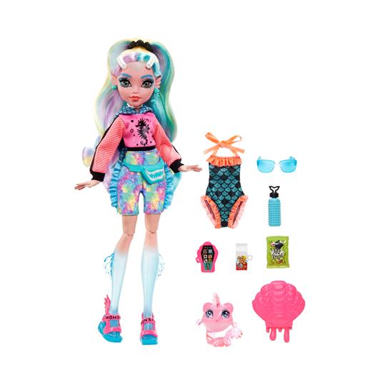 Monster high – lagoona blue, bambola snodata alla moda e capelli con  ciocche colorate, con accessori e cucciolo di piranha - Mattel - Bambole  Fashion - Giocattoli | IBS