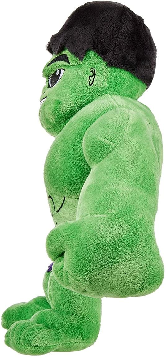 Marvel - Super Eroi Morbido Peluche di Hulk con Mani Giganti e Suoni, Giocattolo per Bambini 3+ Anni, HHK86 - 3