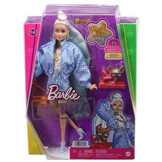 Barbie Extra - Jeans Capelli biondi - Barbie - Extra - Bambole Fashion -  Giocattoli