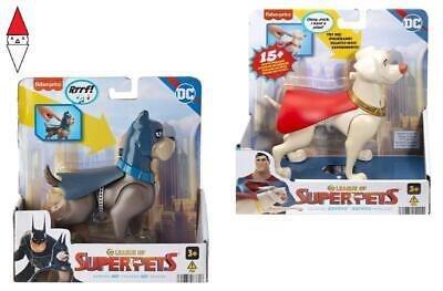 Fisher-Price - DC League Super-Pets, Assortimento Casuale di Personaggi da Collezione snodati da 15,2 cm con suoni