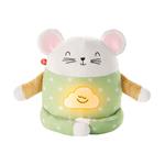 Fisher-Price - Topino Meditazione e Relax, peluche con suoni rilassanti, esercizi guidati di meditazione e musica