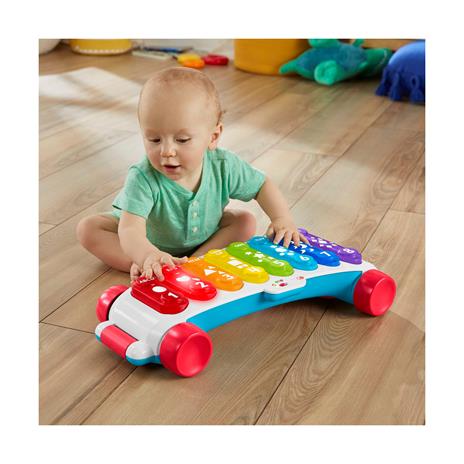 Fisher-Price Xilofono Gigante, edizione multilingue, giocattolo elettronico musicale trainabile - 5