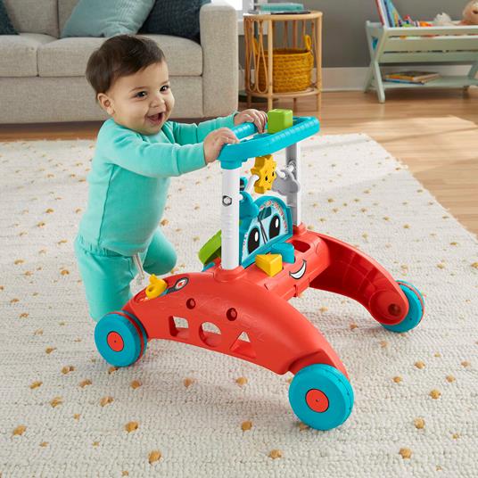 Fisher-Price Primi Passi al Volante, multilingue, giocattolo ispirato a una  macchina che incoraggia i bambini a camminare - Fisher Price - Primi giochi  - Giocattoli | IBS