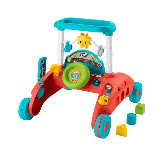 Fisher-Price Primi Passi al Volante, multilingue, giocattolo ispirato a una  macchina che incoraggia i bambini a camminare - Fisher Price - Primi giochi  - Giocattoli | IBS