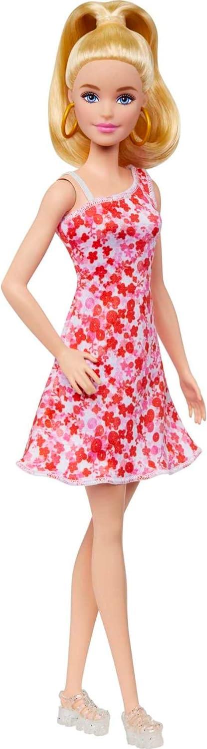 Barbie Fashionistas Capelli Biondi Vestito Rosso - 5