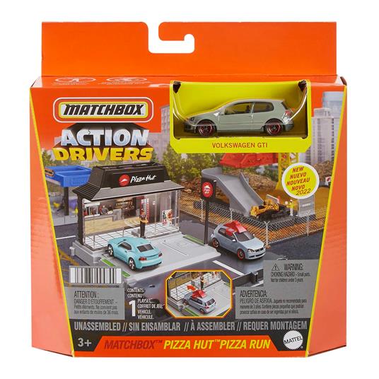 Matchbox Playset Base, con bus Matchbox in scala 1:64 - 7