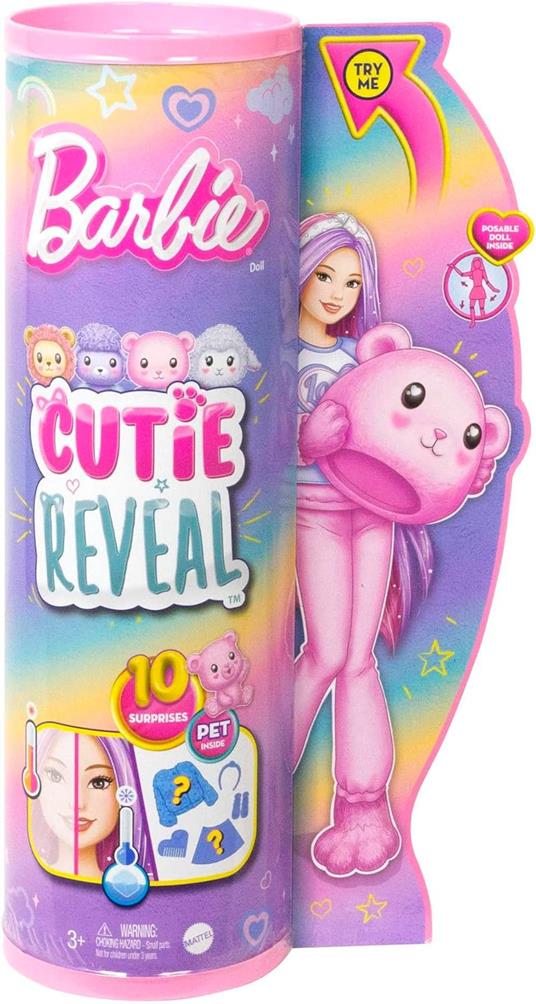 Barbie Cutie Reveal - Serie Pigiamini - Orsetto - 6