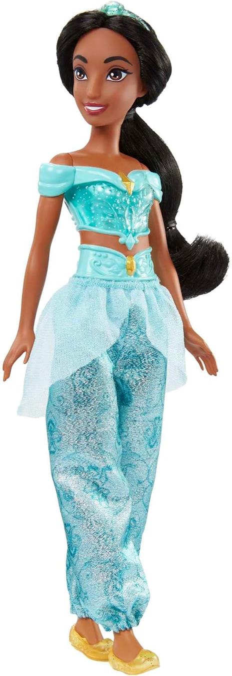 Disney Princess - Jasmine bambola con capi e accessori scintillanti  ispirati al film, giocattolo per bambini, 3+ Anni, HLW12 : :  Giochi e giocattoli