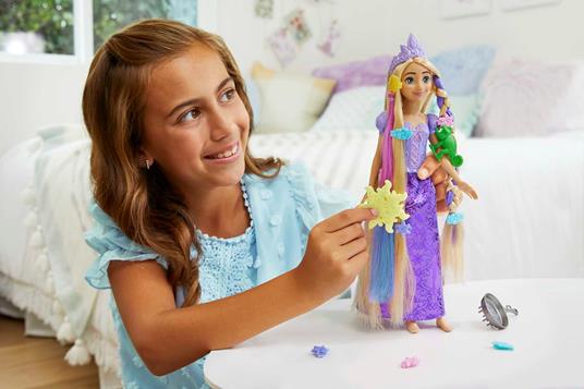 Disney Princess - Rapunzel Chioma Magica, Bambola con Extension Capelli  Cambia-Colore e Accessori per Lo Styling - Mattel - Bambole Fashion -  Giocattoli