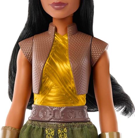 Disney Princess - Raya bambola con capi e accessori ispirati al film, giocattolo per bambini, 3+ Anni, HLX22 - 4