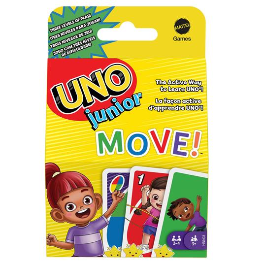 UNO Junior Move! Gioco di carte per bambini e famiglie