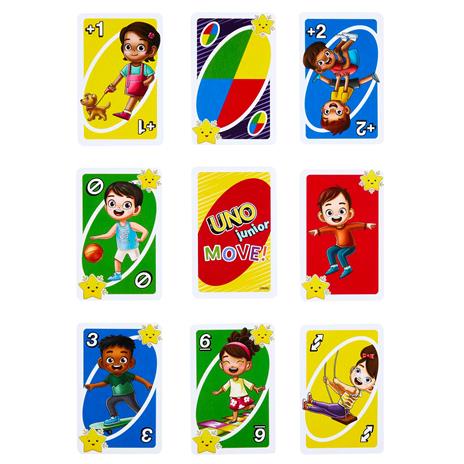 UNO Junior Move! Gioco di carte per bambini e famiglie - 5