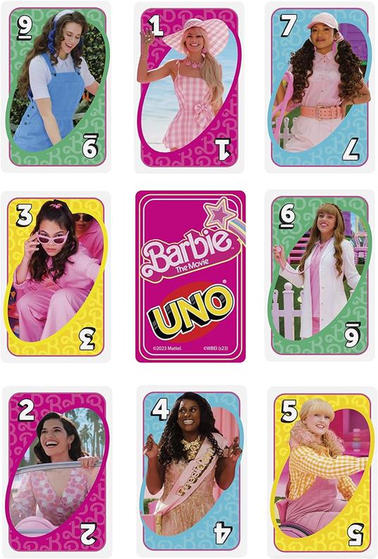 Uno barbie the movie – gioco di carte uno ispirato al film di barbie, per  serate di gioco in famiglia e feste tra amici - Barbie - Giochi di ruolo e  strategia - Giocattoli