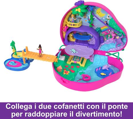 Polly Pocket Borsetta Dolce Bradipo, Giocattolo Da Viaggio, Bambole E Playset - 4