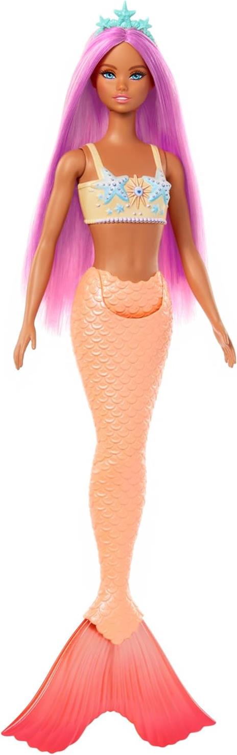 Barbie Fairytale Sirena Rosa - 5