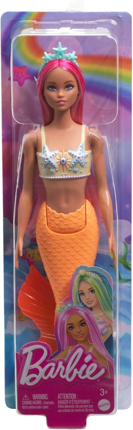 Barbie Fairytale Sirena Rosa - 6