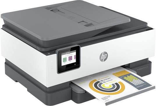 HP OfficeJet Pro Stampante multifunzione HP 8024e, Colore, Stampante per  Casa, Stampa, copia, scansione, fax, HP+; Idonea per HP Instant ink;  Alimentatore automatico di documenti; Stampa fronte/retro; Scansione verso  PDF; Touchscreen -
