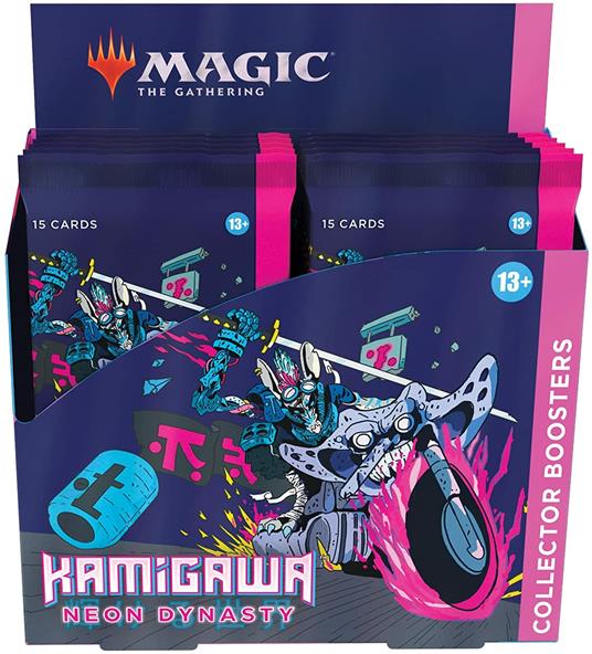 Magic the Gathering Kamigawa: Neon Dynasty Collector Booster Display (12)  EN - Wizards of the Coast - Magic the Gathering - Giocattoli | IBS