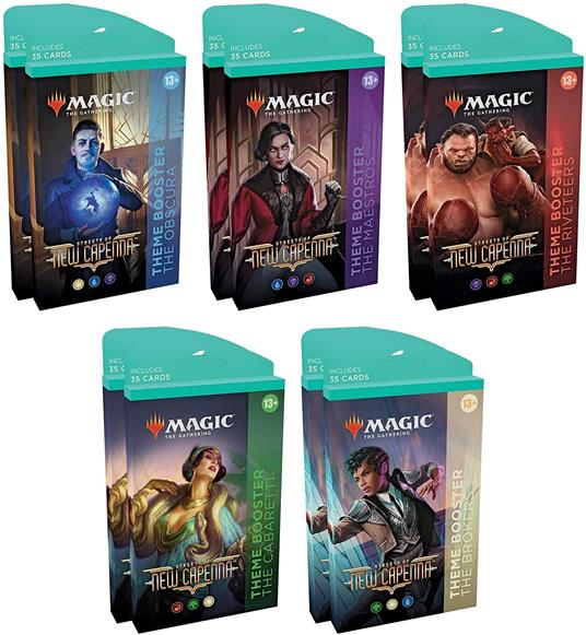 Magic the Gathering Streets of New Capenna Theme Booster Display (12) EN -  Wizards of the Coast - Magic the Gathering - Giocattoli | IBS