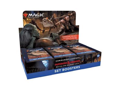 Magic the Gathering Commander Legends Dungeons & Dragons Battle for Baldur’s Gate Set Booster Display (18) EN