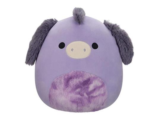 Squishmallows Peluche Figura Purple Donkey Con Tie-dye Belly Deacon 30 Cm Jazwares